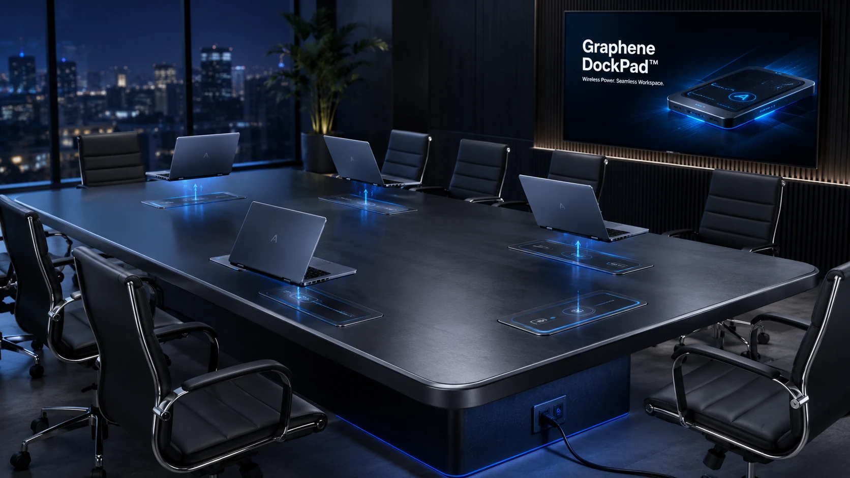 Graphene DockPad conference table application