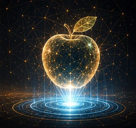 Holographic apple fabrication
