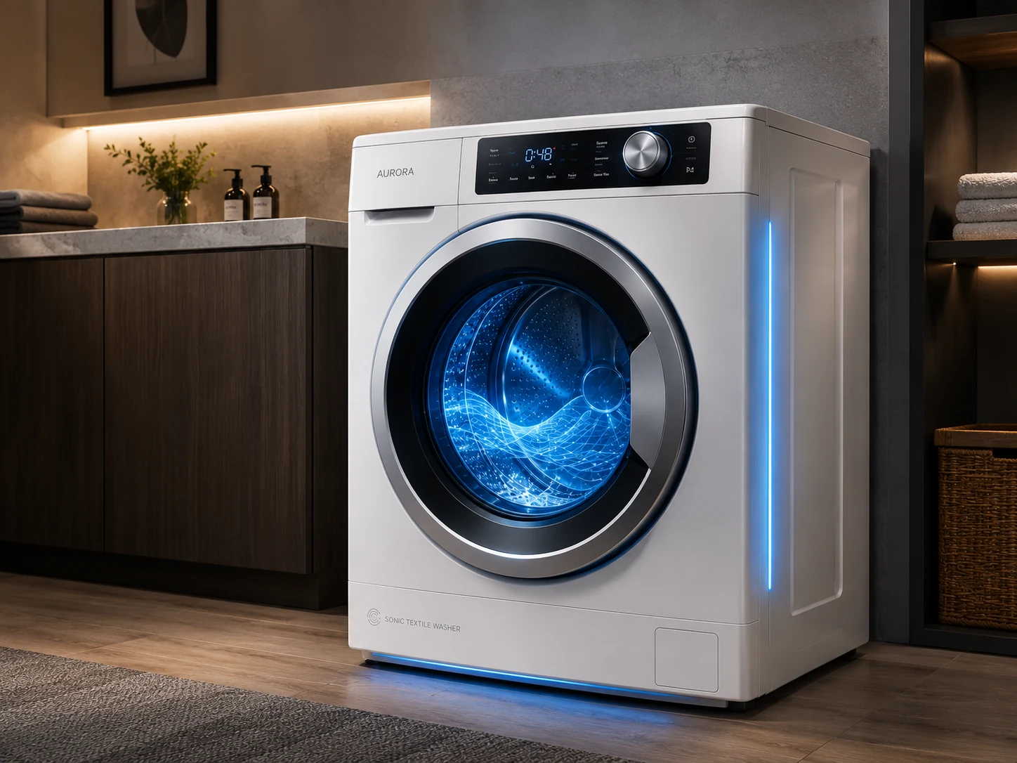Residential Sonic Textile Washer concept
