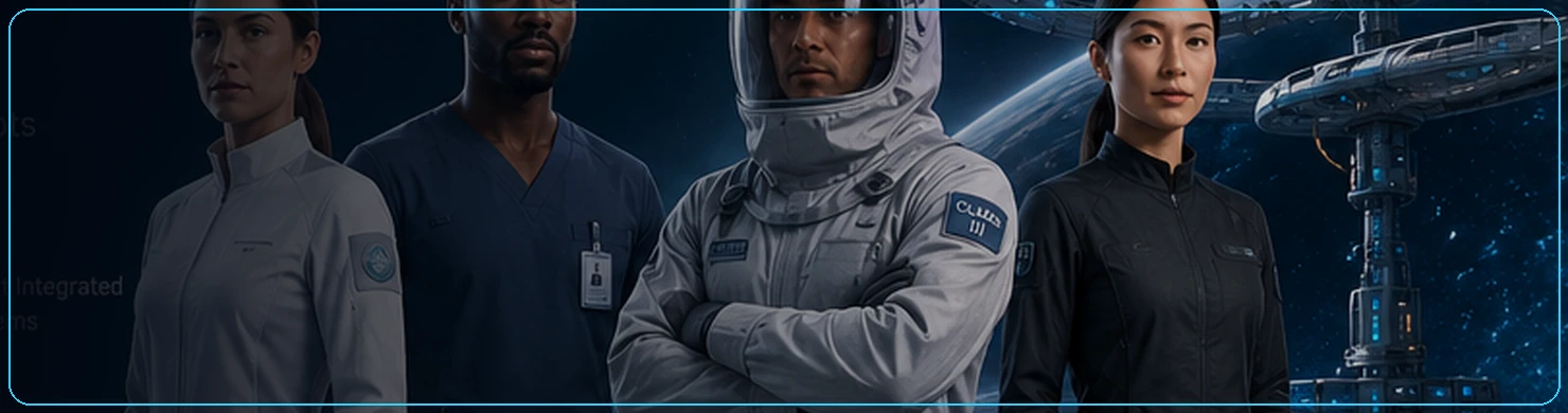 BioActive clinical, protective, and adaptive garment concepts
