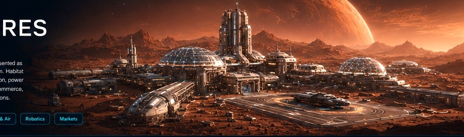 Aurora Ares Mars settlement systems