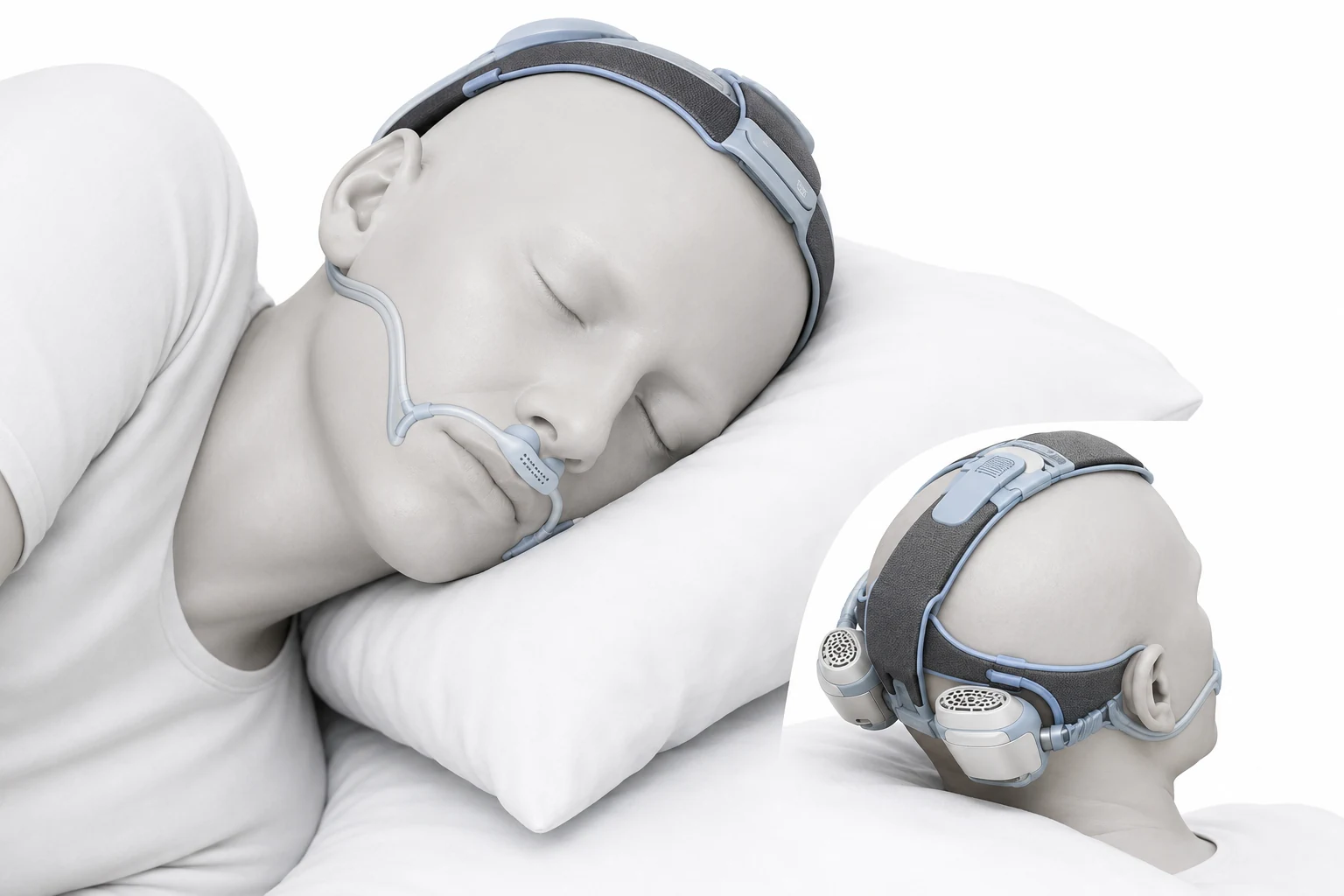 Distributed headgear and respiratory interface concept