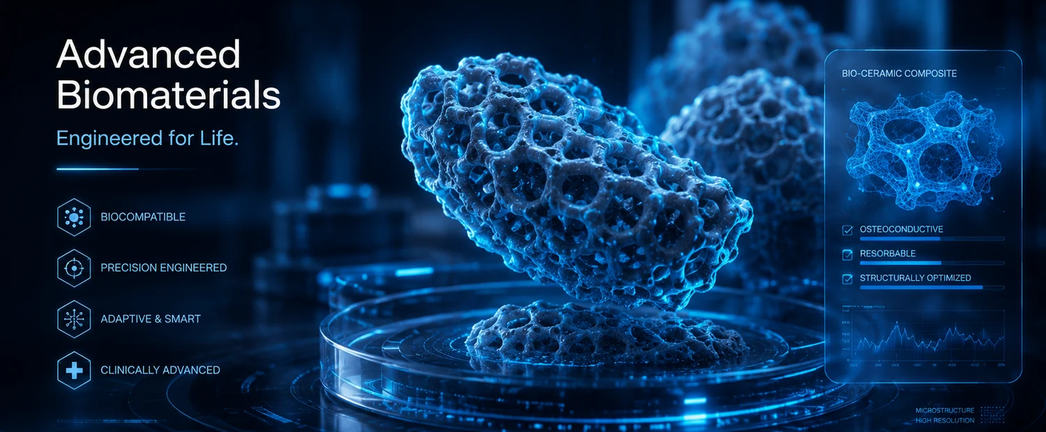 Advanced Biomaterials concept rendering
