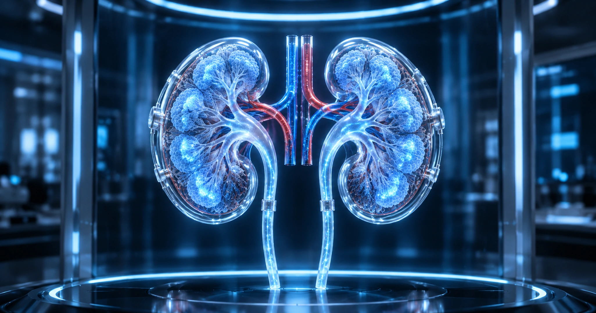 Synthetic kidney systems rendering