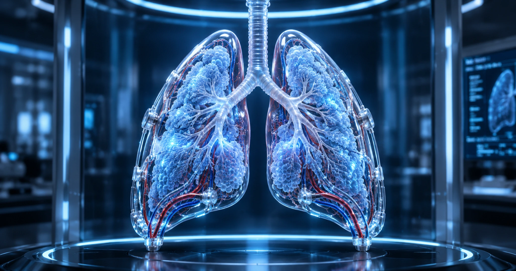 Synthetic lung systems rendering