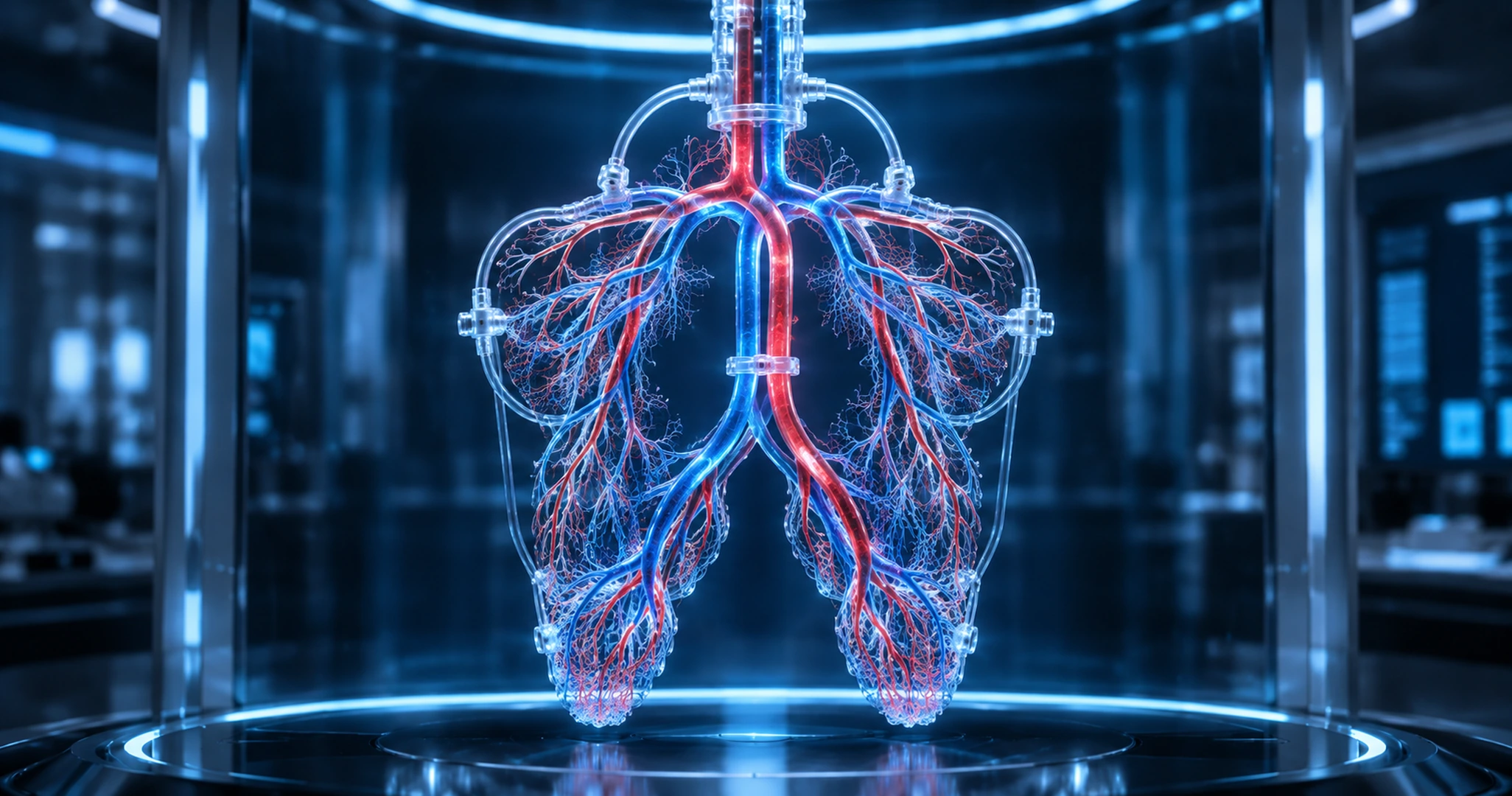 Synthetic vascular support rendering