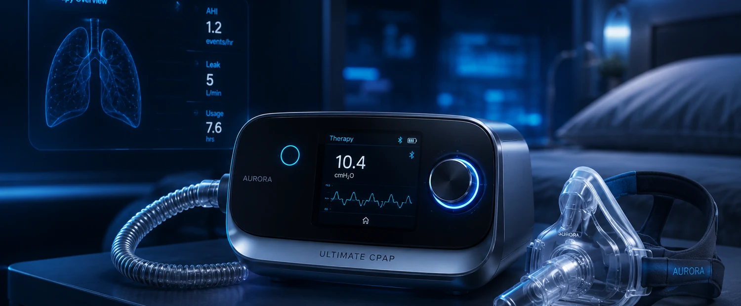 Ultimate CPAP Machine concept rendering