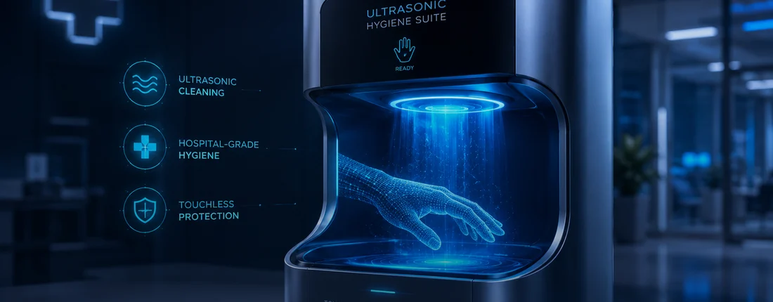 Ultrasonic Hygiene Suite concept graphic