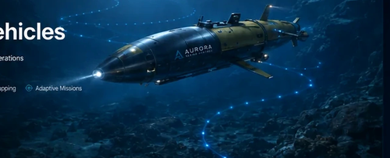 Autonomous Underwater Vehicles approved concept visualization