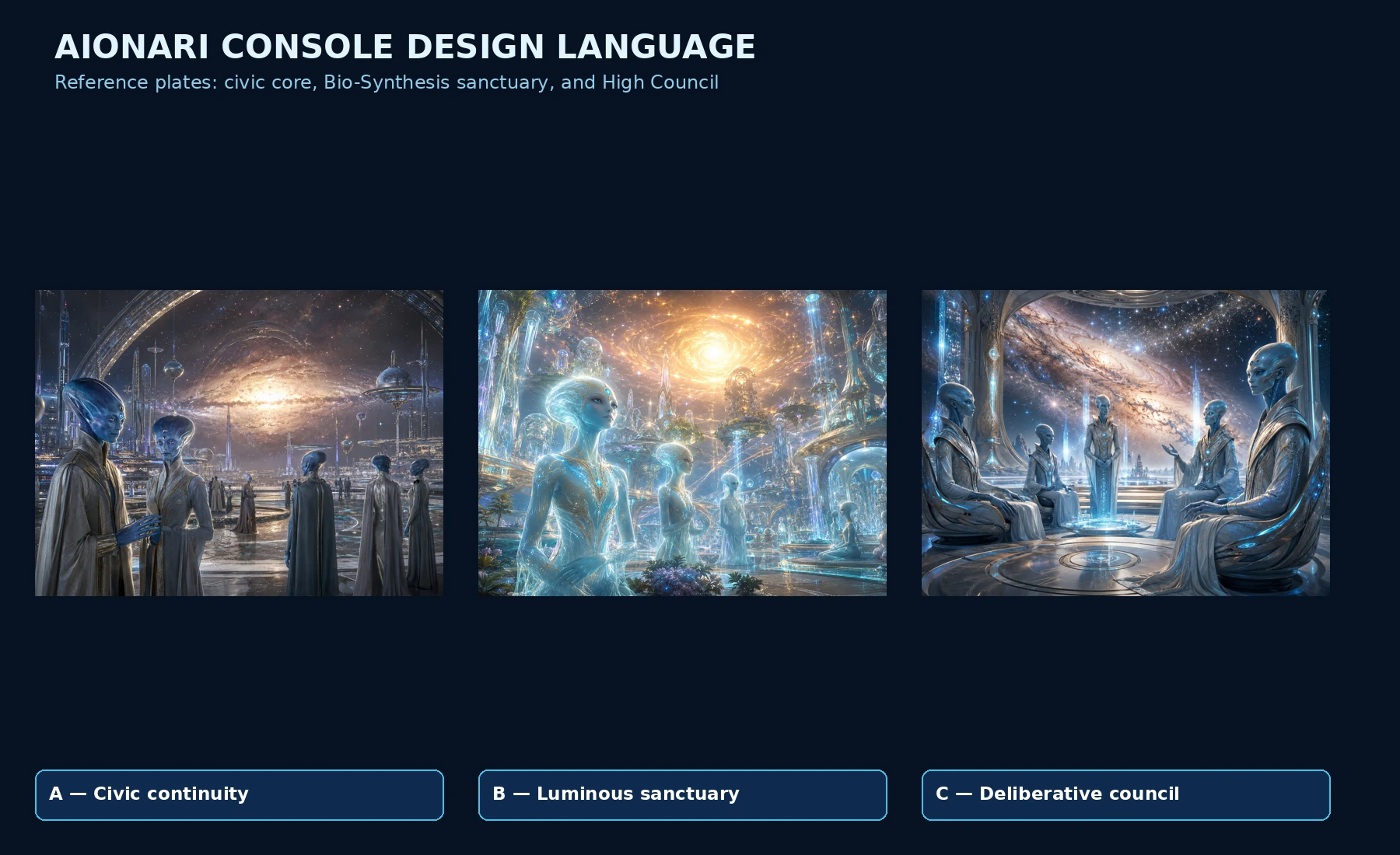 Aionari console design language