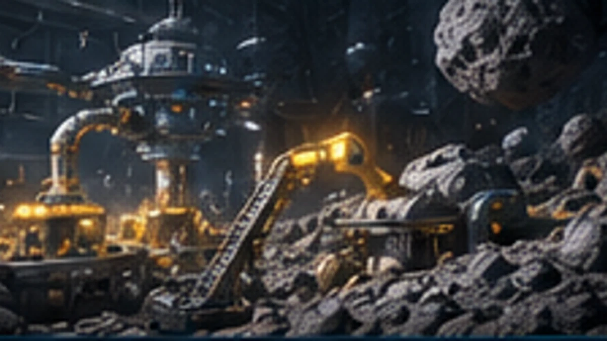 Ore and gas support route feeding logistics operations
