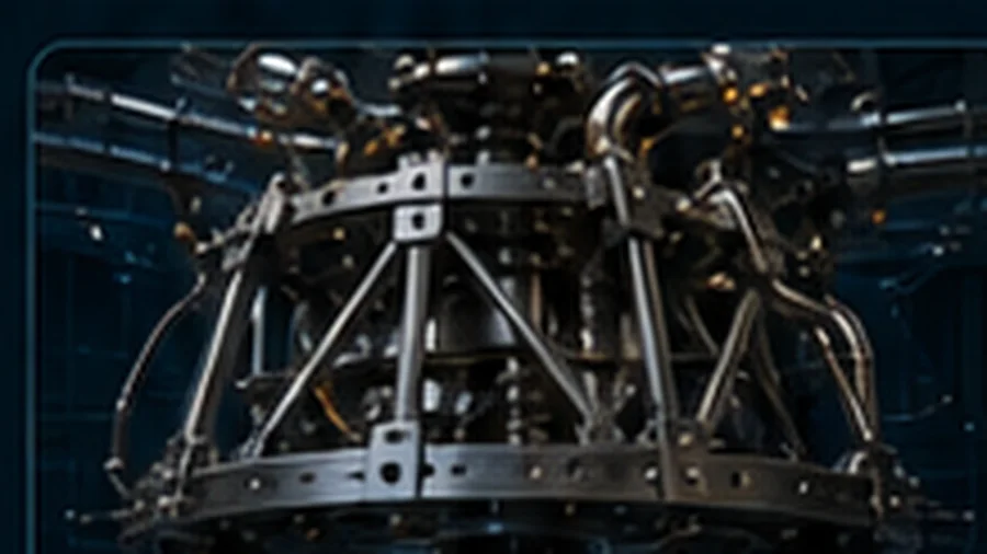 Structural Frame / Thrust Structure methalox engine module graphic
