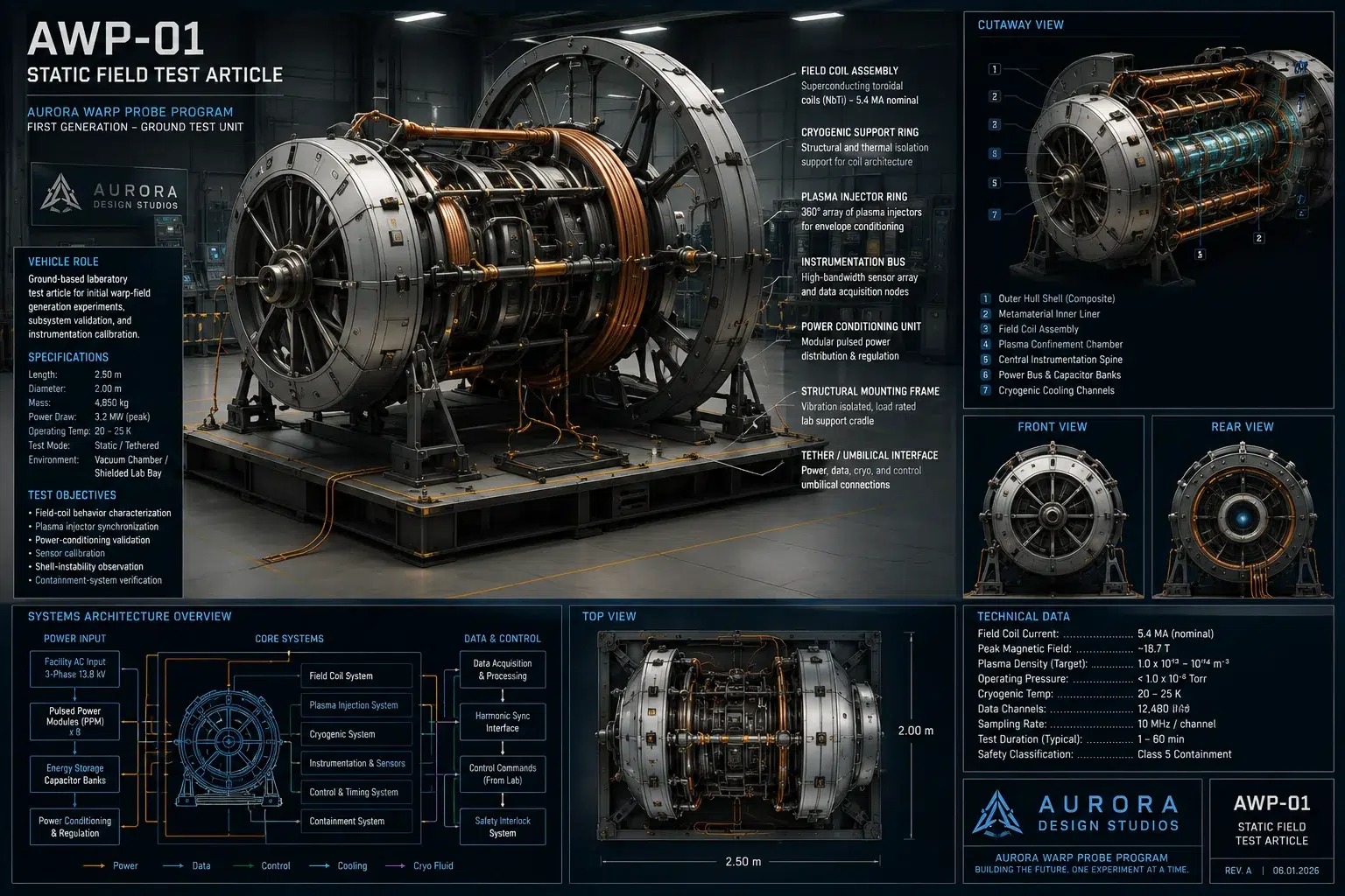 AWP-01 Static Field Test Article