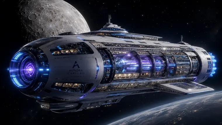 Aurora Icarus X11 crew-rated warp exploration vessel