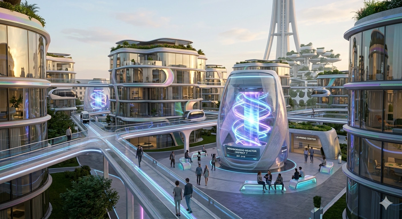 Reactor Systems distributed resilient energy infrastructure concept