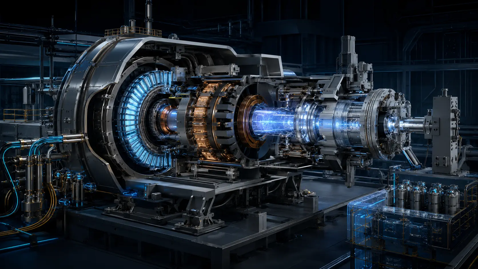 Conceptual public visualization of Magneto-Inertial Fusion