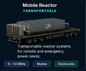 Mobile Reactor public classification card