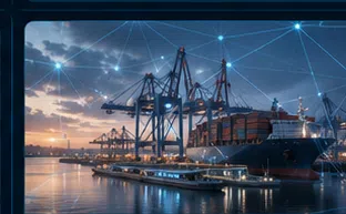 Next-Gen Maritime & Port Infrastructure concept rendering