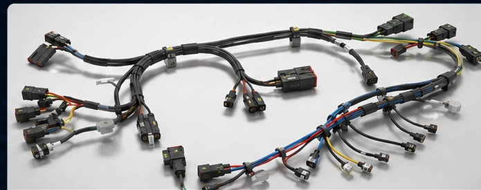 Representative ATM wiring-harness branch layout.