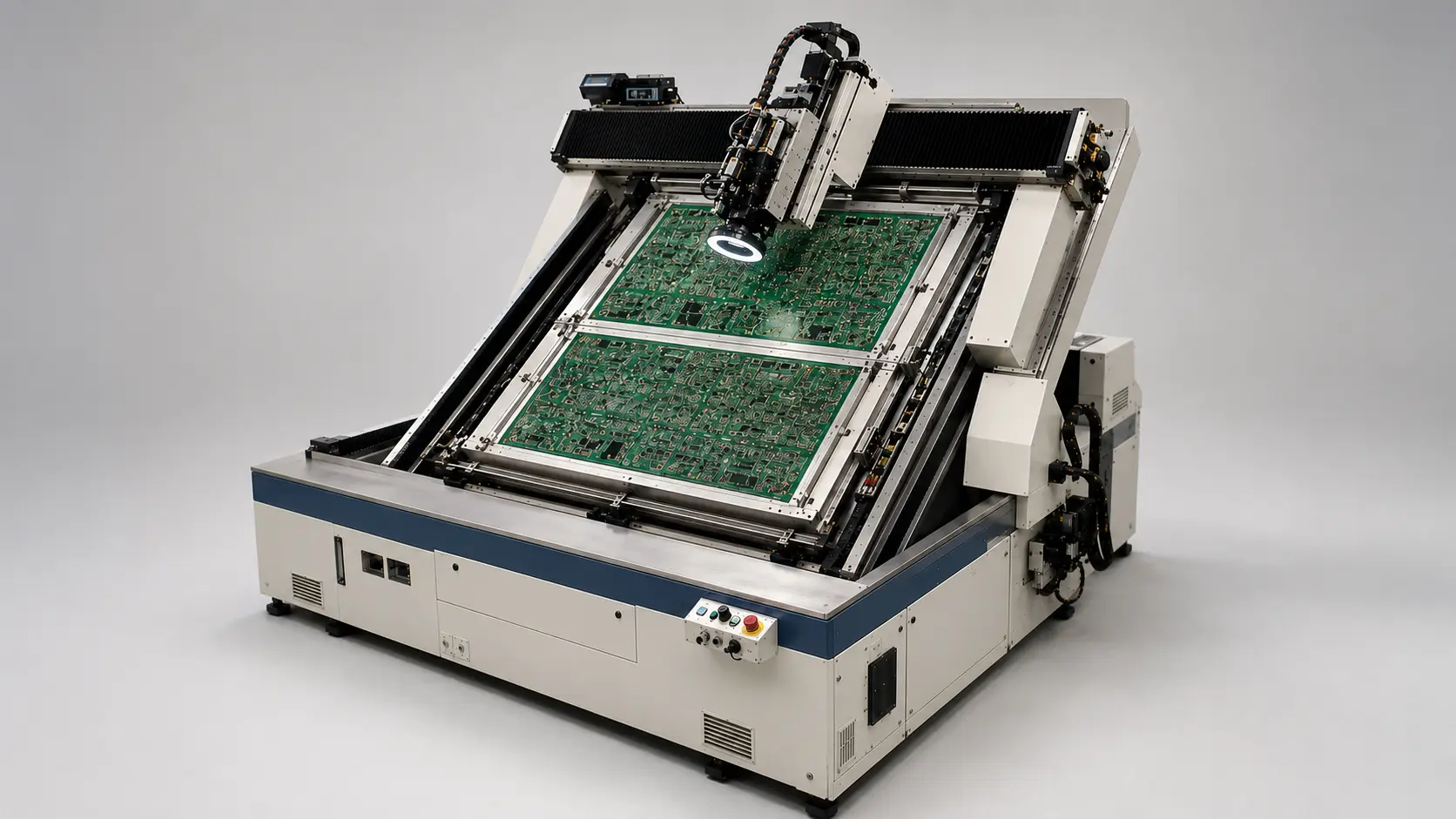 Standalone large tilting KLA PCB automated optical inspection station