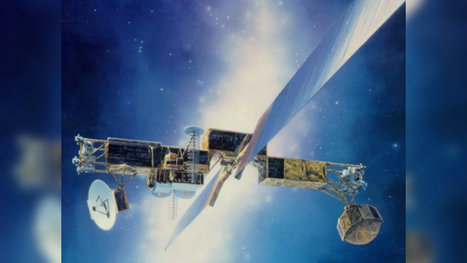 Official U.S. Air Force public-domain Milstar satellite artwork